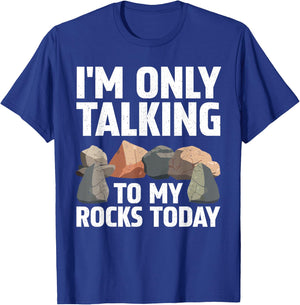Funny Geology Rock Hound Art Women Rockhound Lover T-Shirt - T-Shirt | Royal