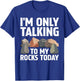 Funny Geology Rock Hound Art Women Rockhound Lover T-Shirt - T-Shirt | Royal