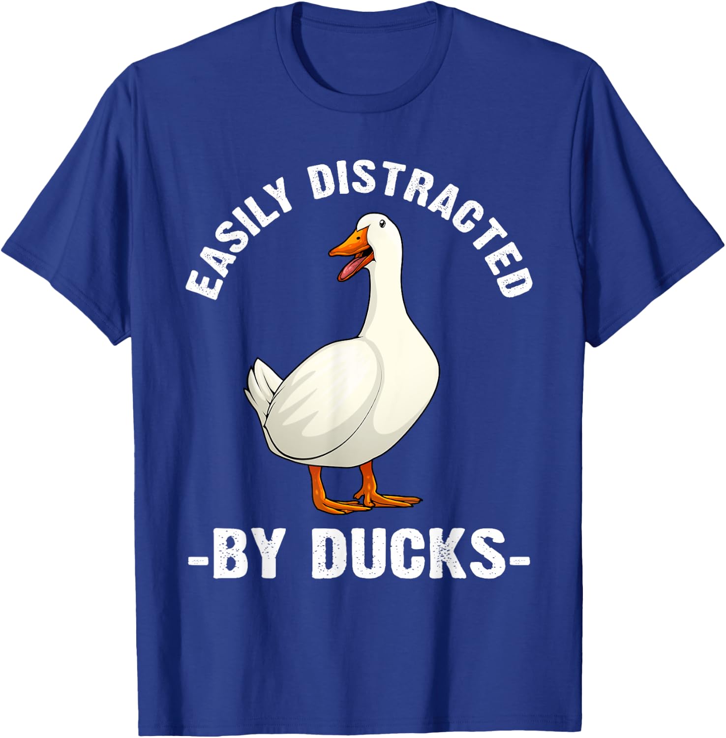 Cute Duck Design Women Aquatic Bird Duck Lovers T-Shirt - T-Shirt | Royal