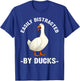 Cute Duck Design Women Aquatic Bird Duck Lovers T-Shirt - T-Shirt | Royal