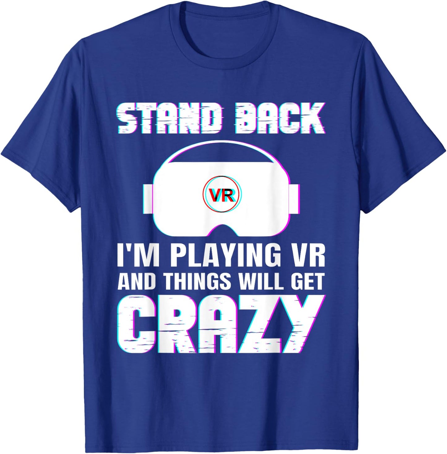 Funny VR Gaming Design Women Virtual Reality Lover T-Shirt - T-Shirt | Royal