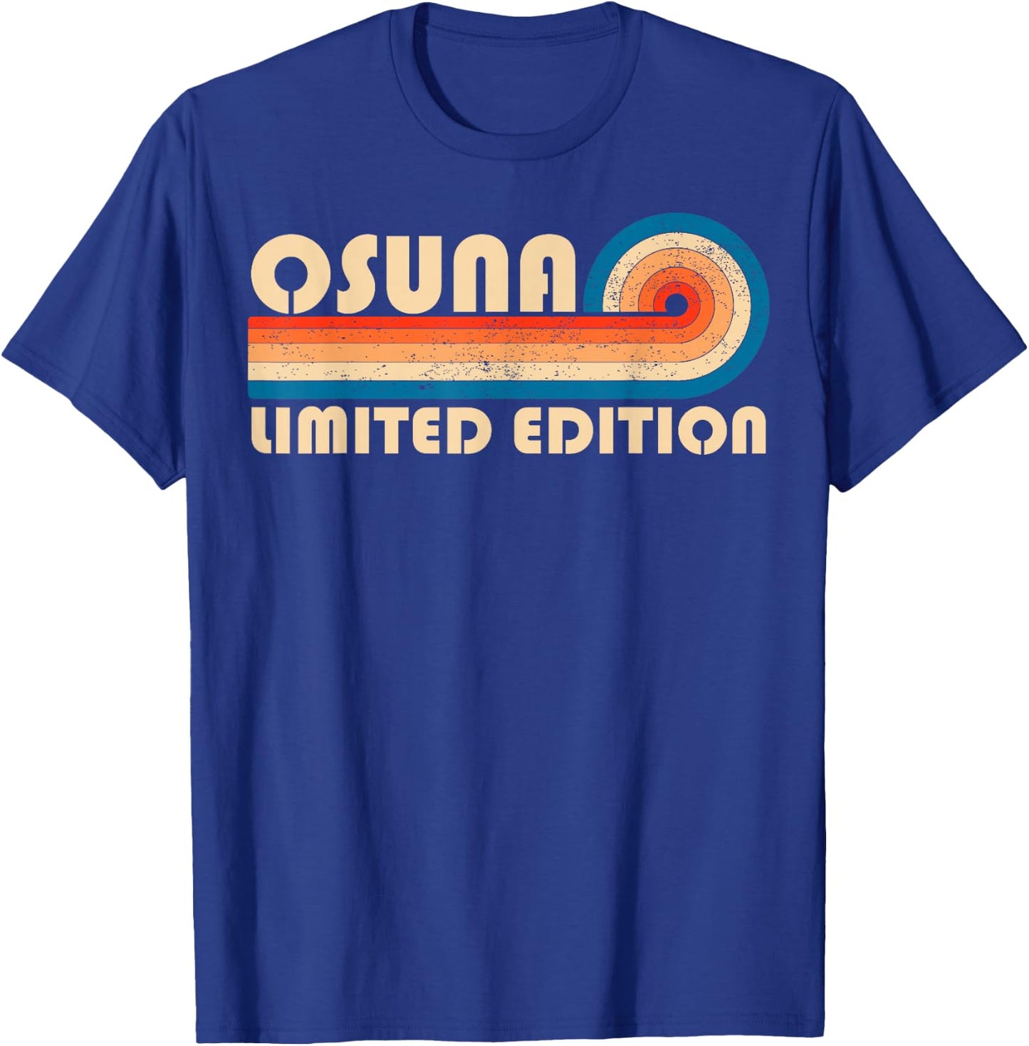 OSUNA Surname Retro Vintage 80s 90s Birthday Reunion T-Shirt - T-Shirt | Royal