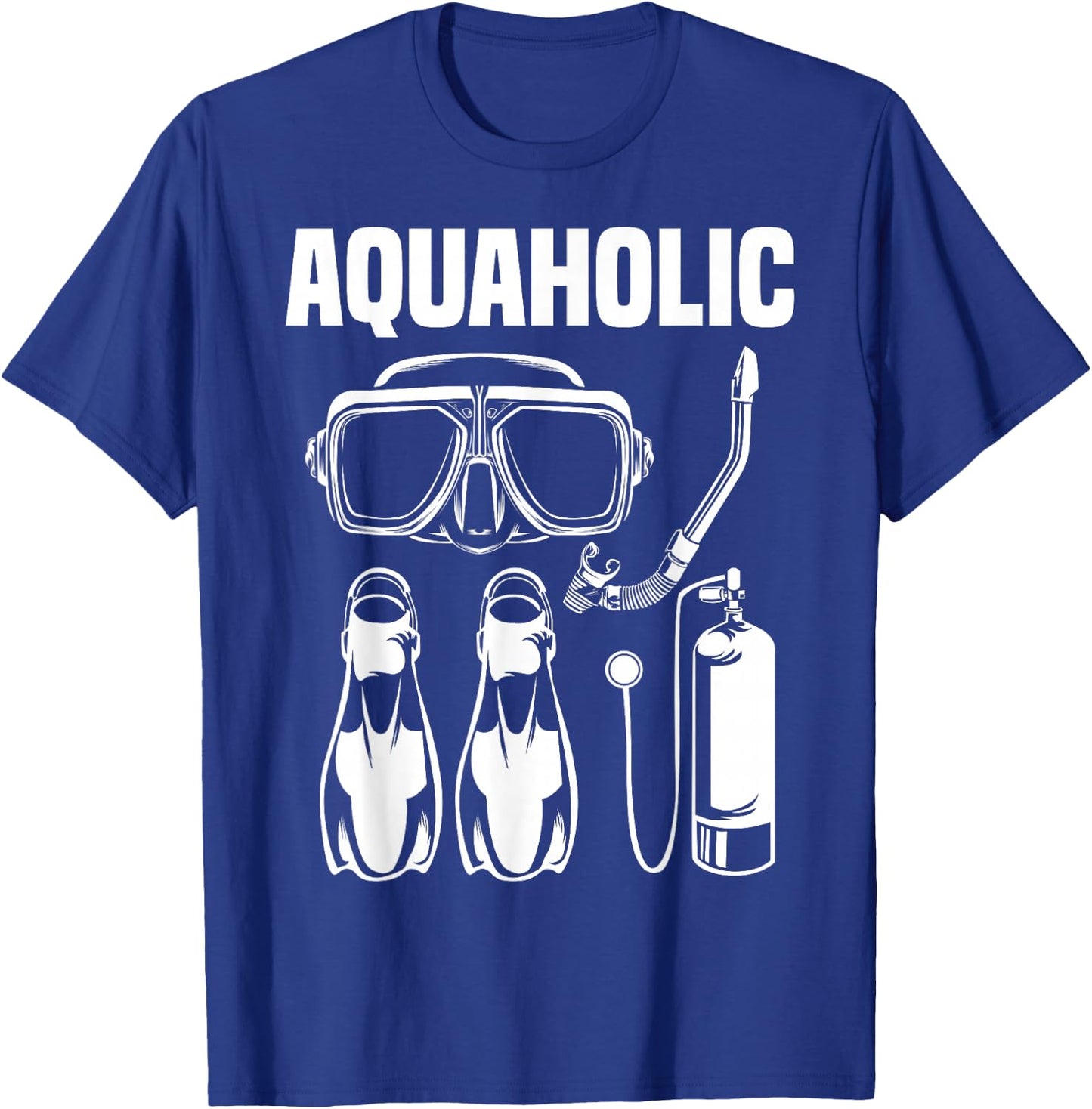 Cool Scuba Diving Themed Design Women Scuba Dive T-Shirt - T-Shirt | Royal