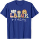 Funny Cute Safari Baby Animals Labor And Delivery Nurse T-Shirt - T-Shirt | Royal