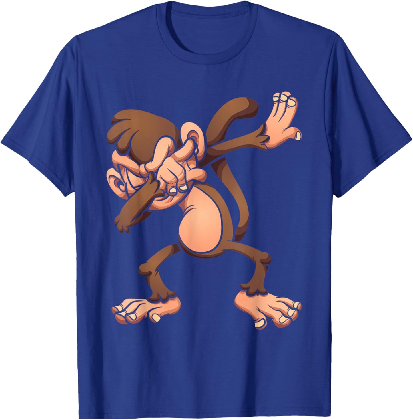 Monkey Dabbing - Animal Zoo Lover Zookeeper Primate Zoology T-Shirt - T-Shirt | Royal