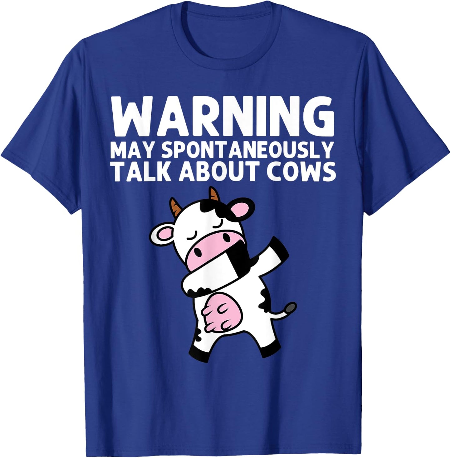 Funny Cow Women Milking Cows Bull Ranch Farm Animal T-Shirt - T-Shirt | Royal
