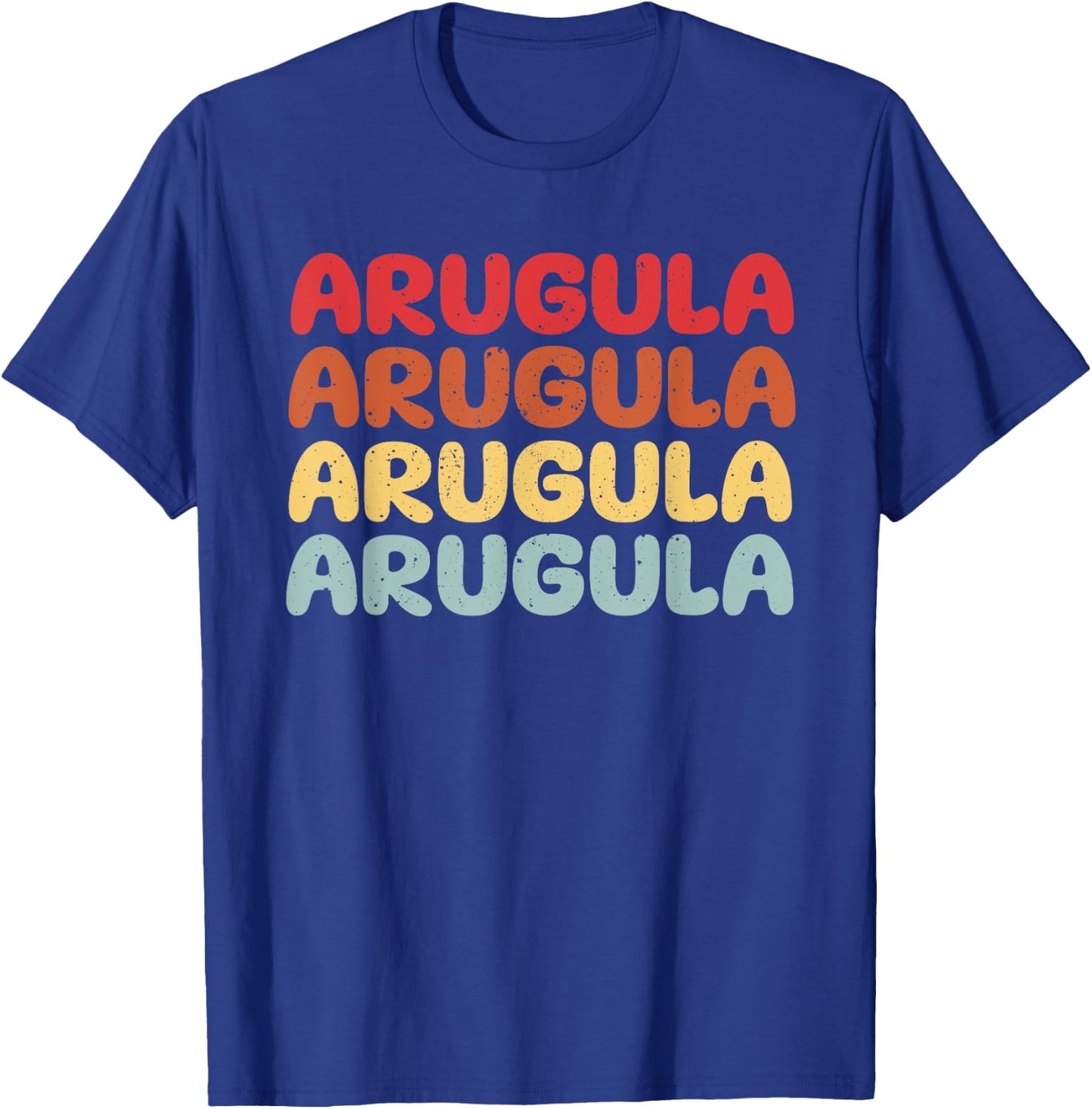 Arugula Typeset Design Love Gardening Plants T-Shirt - T-Shirt | Royal