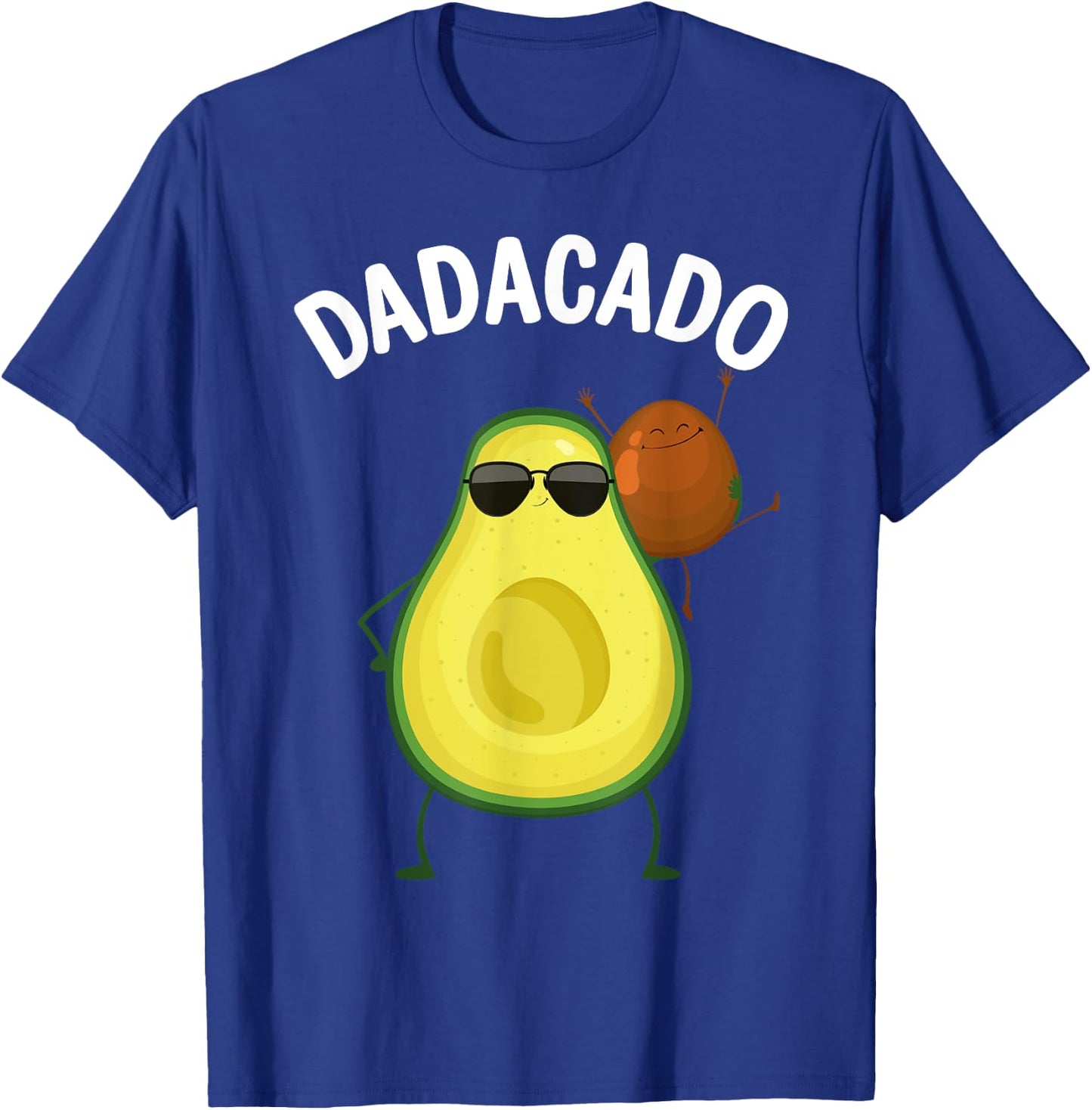 Cute Avocado Design For Dad Men Fruit Avocado Pear Lovers T-Shirt - T-Shirt | Royal