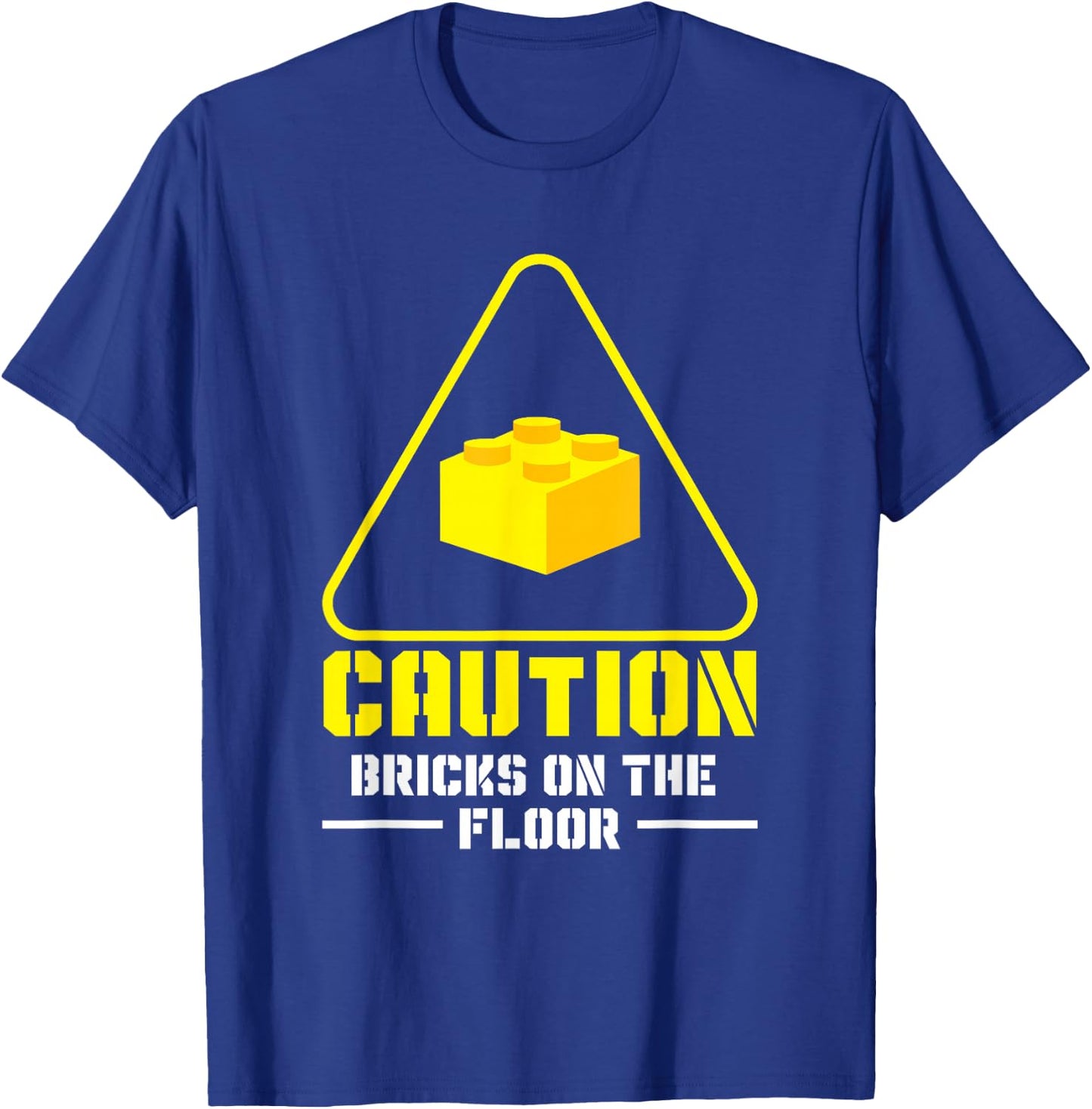 Master Builder Bricks Blocks Play Toys T-Shirt - T-Shirt | Royal