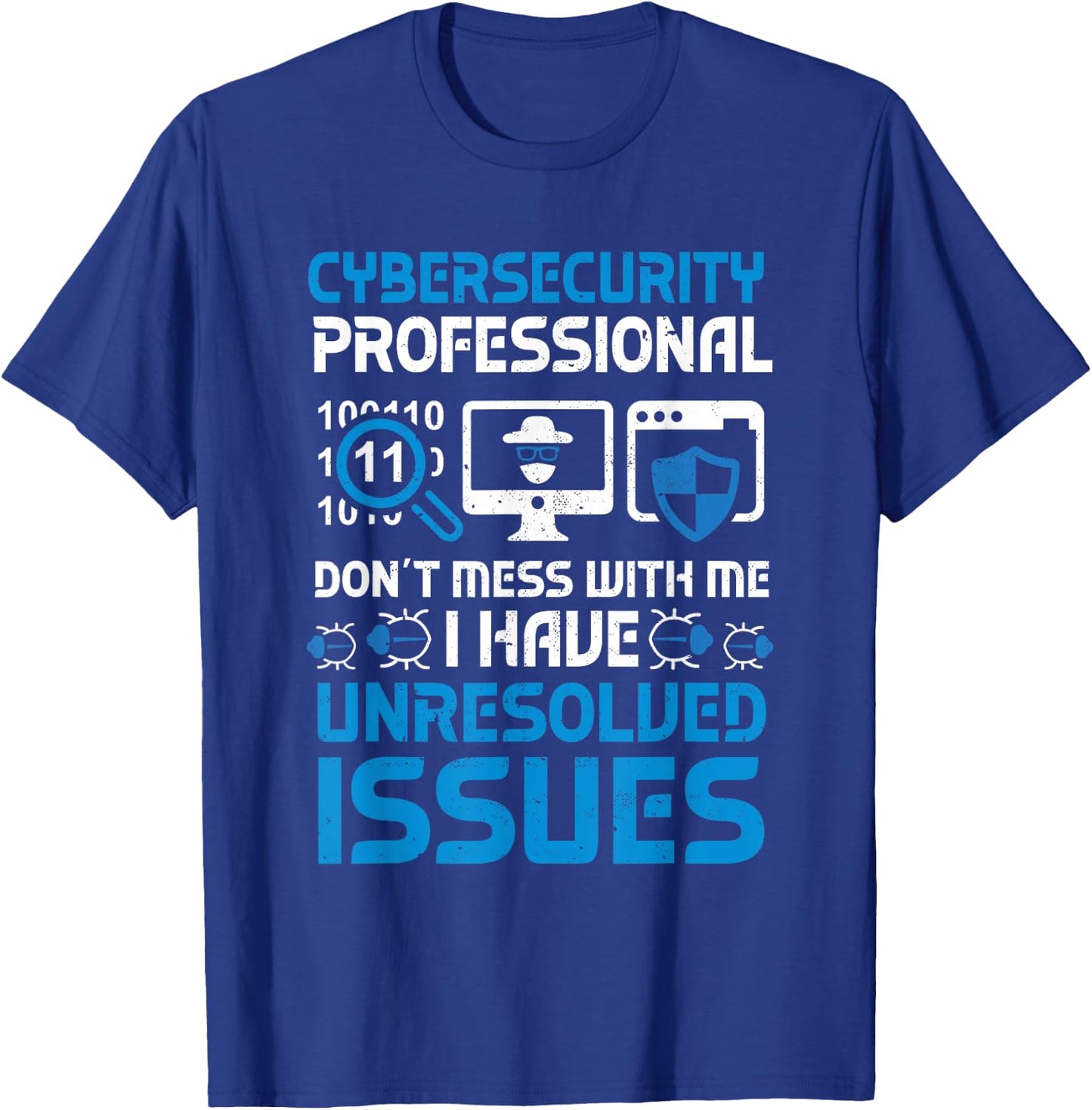Cyber security Professional Funny IT Security Ethical hacker T-Shirt - T-Shirt | Royal