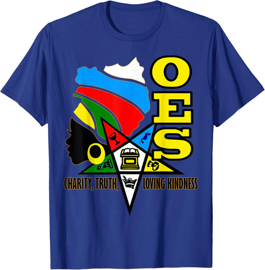 OES Charity Truth Loving Kindness Sister Africa Parents' Day T-Shirt - T-Shirt | Royal