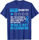 Type 2 Diabetes T2D Warrior Diabetes Awareness T-Shirt - T-Shirt | Royal