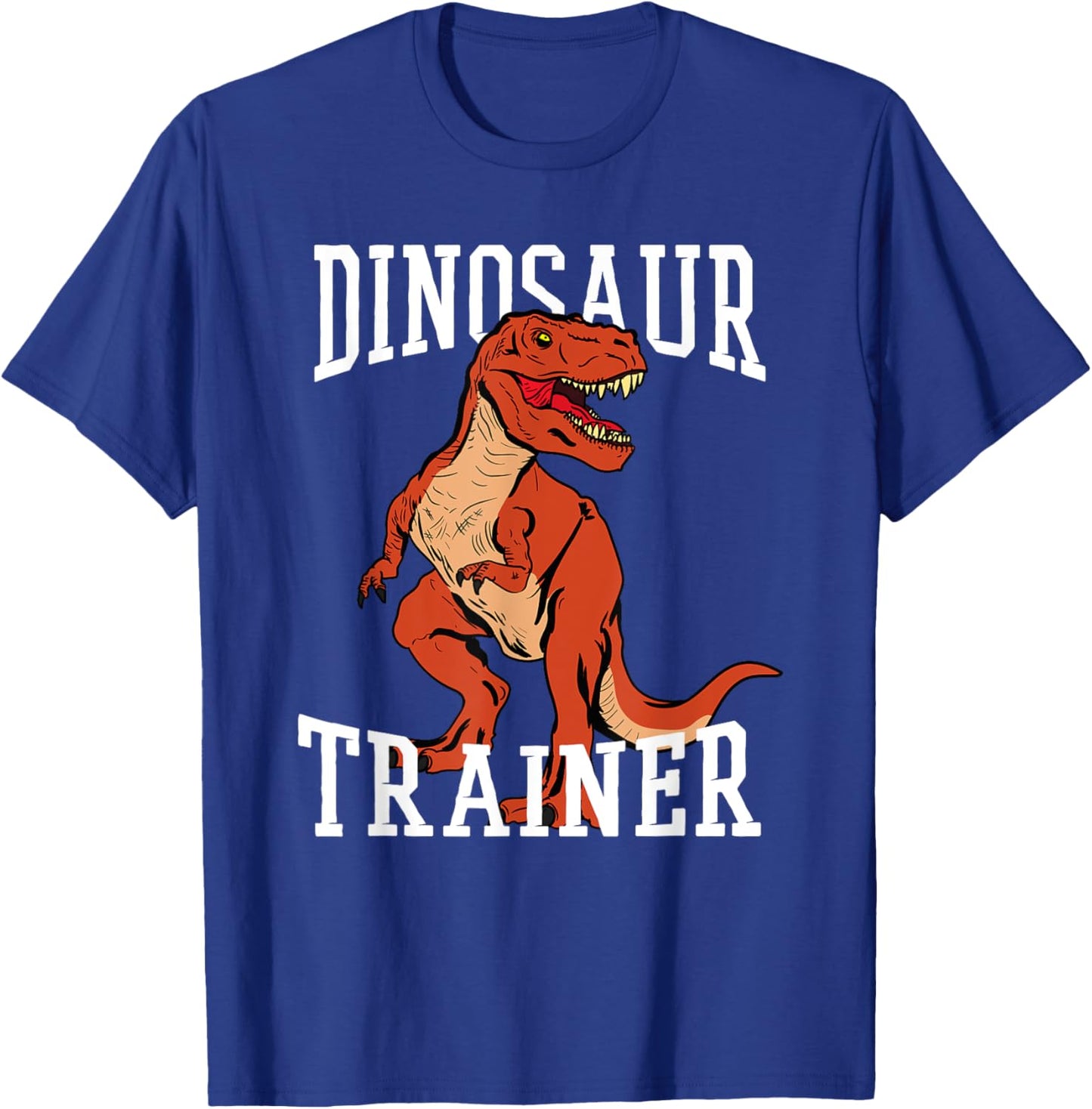 Dinosaur Trainer Dino T-rex Tyrannosaurus Rex T-Shirt - T-Shirt | Royal