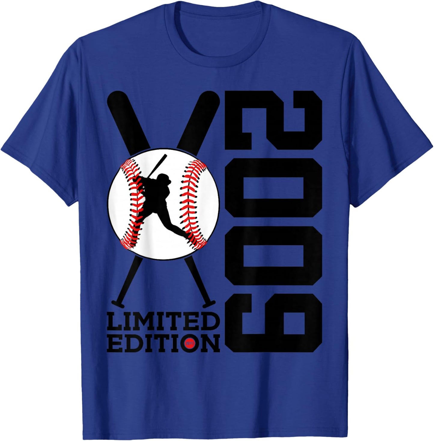 16th BIRTHDAY BASEBALL LIMITED EDITION 2009 T-Shirt - T-Shirt | Royal