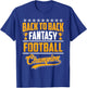 Back to Back Fantasy Football Champion T-Shirt - T-Shirt | Royal