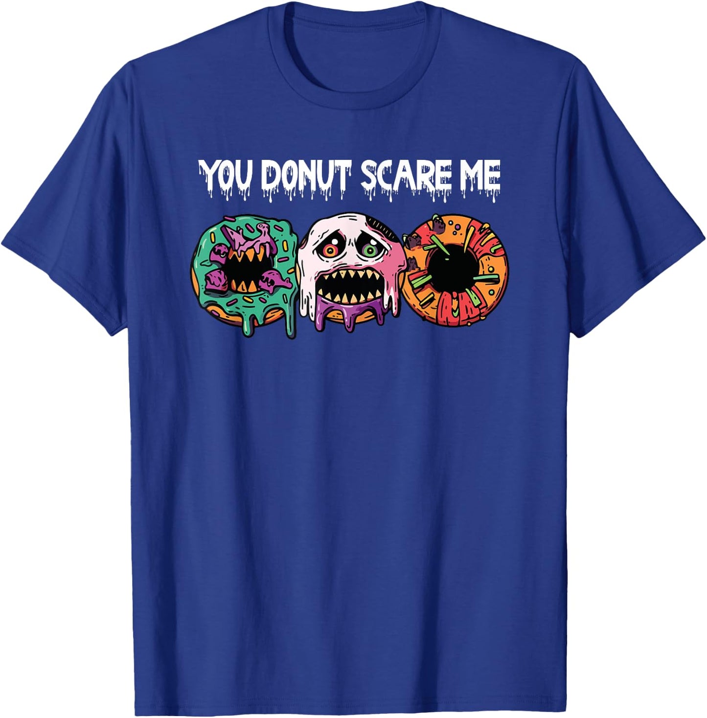 Donut Halloween Costume Doughnut Lover Spooky Trick Or Treat T-Shirt - T-Shirt | Royal