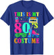 This is My 80s Costume Halloween Party Pop Lover Idea T-Shirt - T-Shirt | Royal