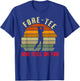 Funny Golf 40Th Birthday Retro Fore- And Still On Par T-Shirt - T-Shirt | Royal