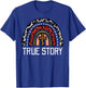 True Easter Story Rainbow Religious Christian Women Girls T-Shirt - T-Shirt | Royal