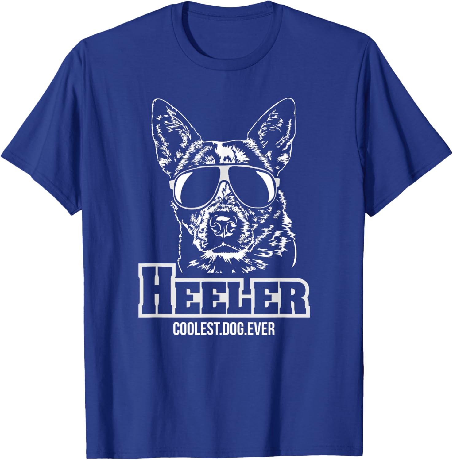 Blue Heeler cool hund gift Shirt funny dog T-Shirt - T-Shirt | Royal