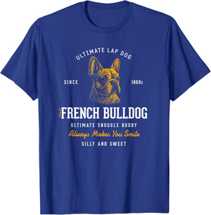 Vintage Styled Retro French Bulldog T-Shirt - T-Shirt | Royal