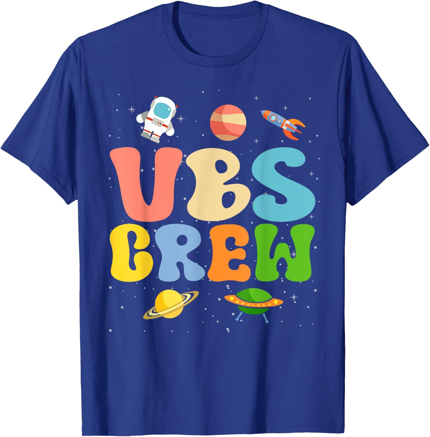 Space VBS Crew Vacation Bible VBS Teacher Christian School T-Shirt - T-Shirt | Royal