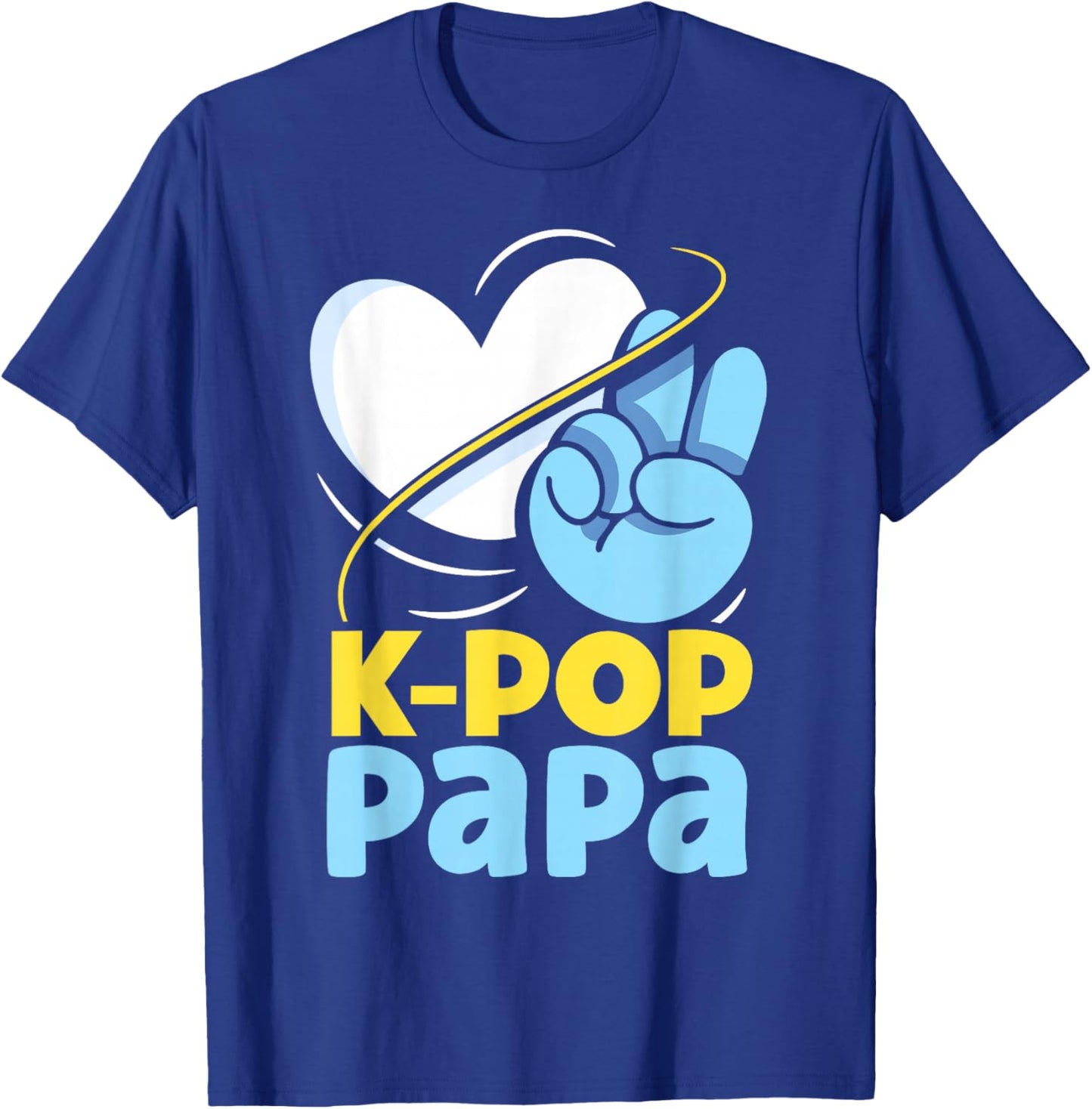 K-POP Papa Music Korean K-Pop Cute Lover Dad Father Daddy T-Shirt - T-Shirt | Royal
