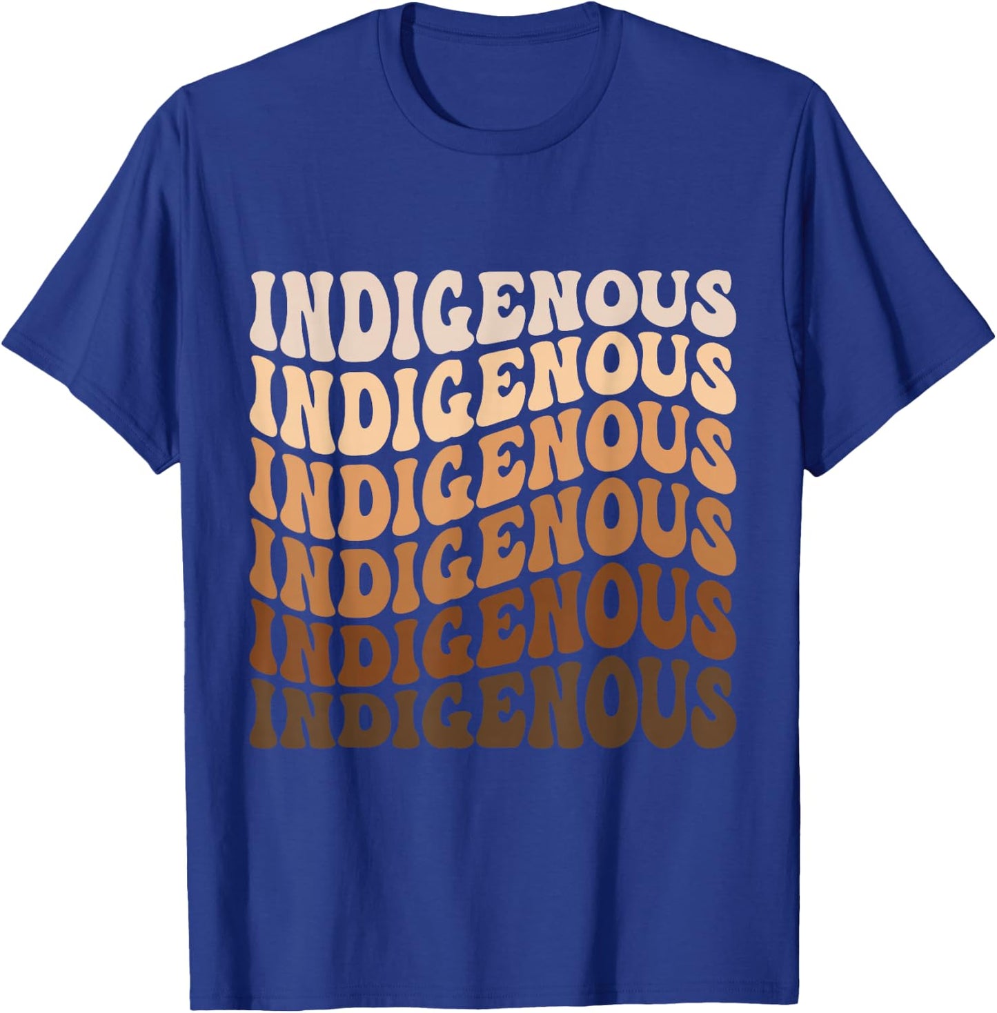 Native American Heritage American Indian Indigenous T-Shirt - T-Shirt | Royal