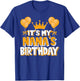 It's My Nana's Birthday Celebration Family Matching T-Shirt - T-Shirt | Royal