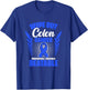 Blue Ribbon Wipe Colon Survivor Colorectal Cancer T-Shirt - T-Shirt | Royal