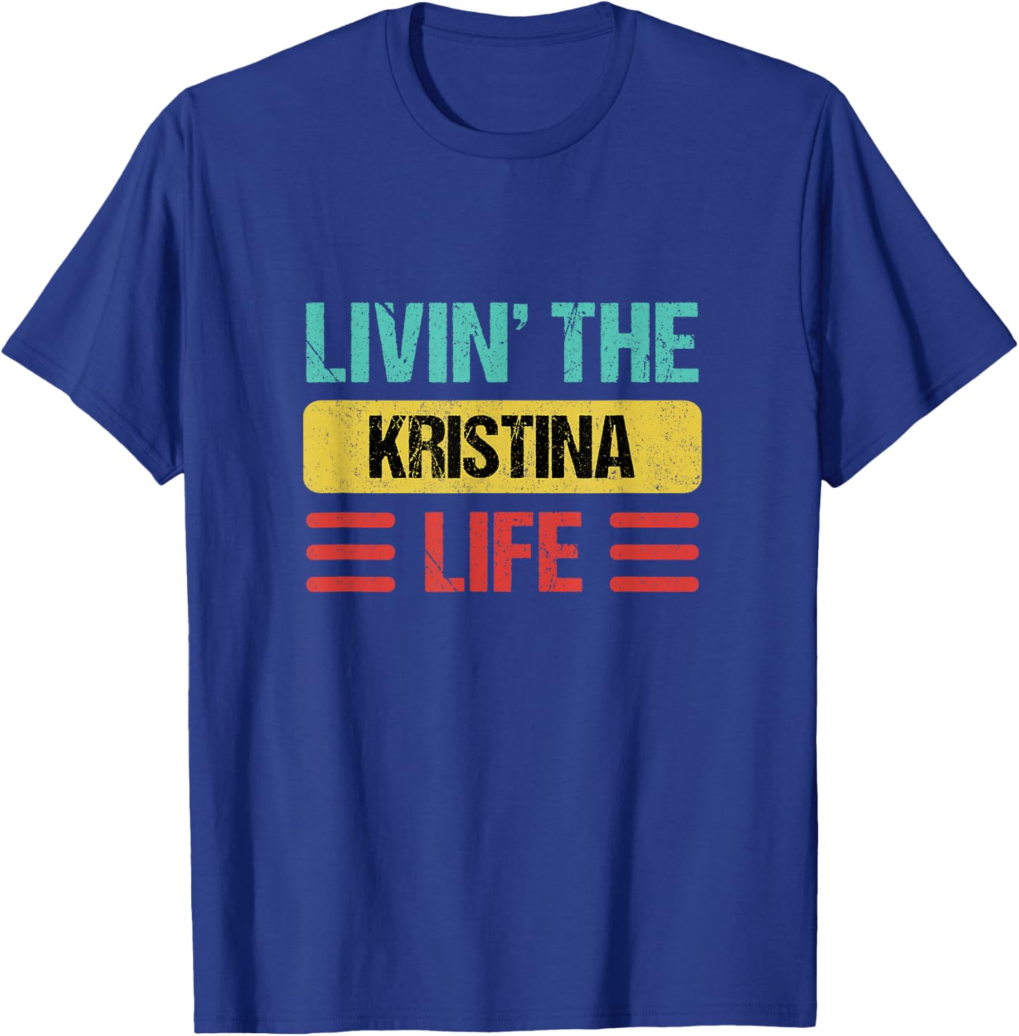 Kristina Name T-Shirt - T-Shirt | Royal