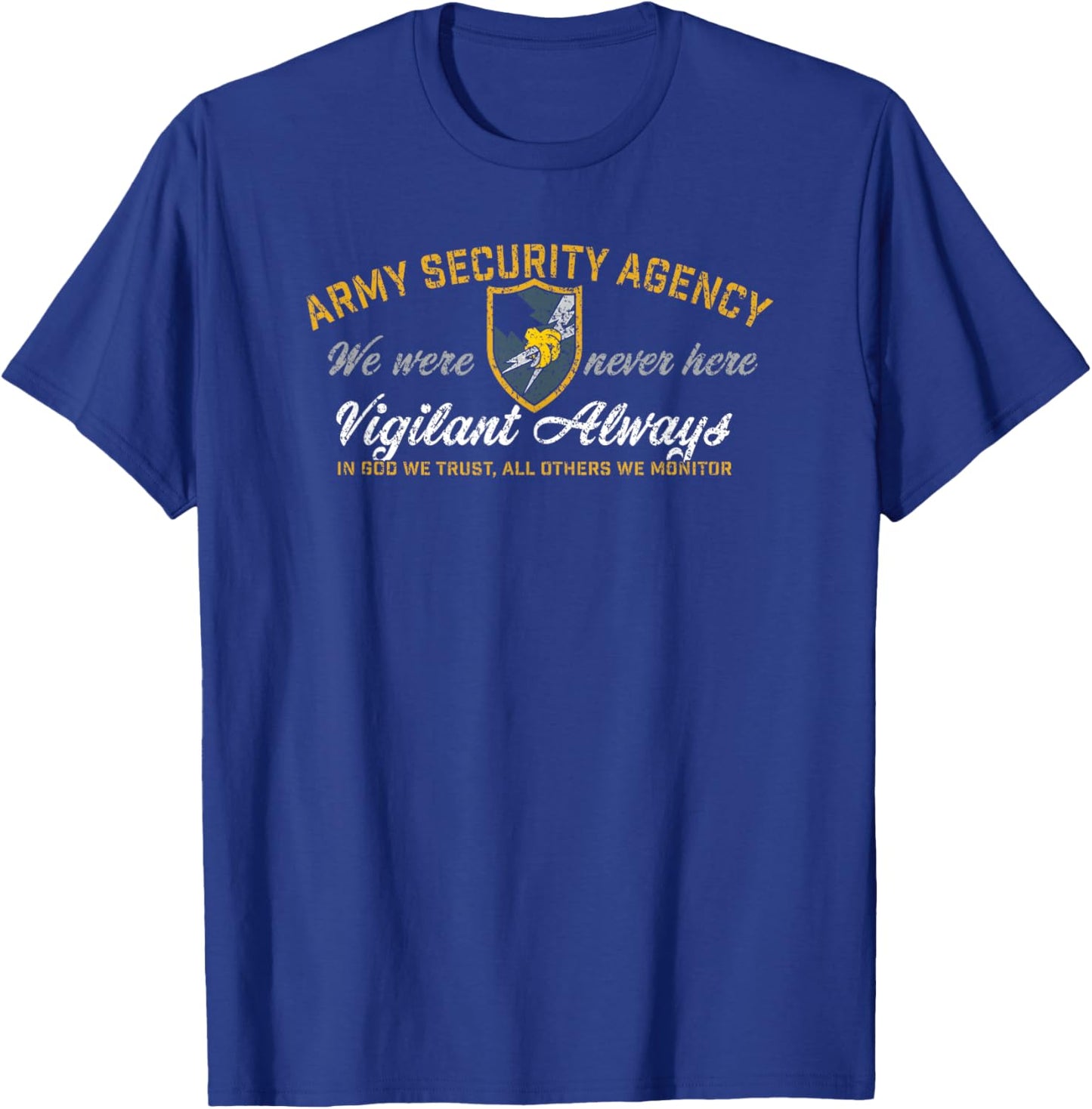 American Marauder: Army Security Agency T-Shirt - T-Shirt | Royal