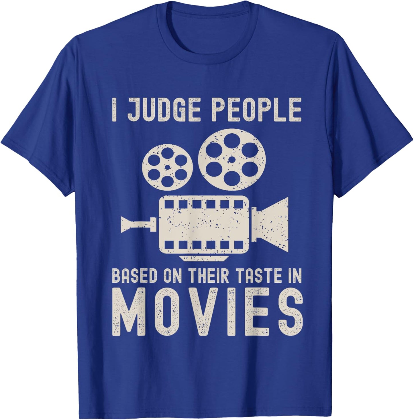 Movie lover saying for cineaste and movie connoisseur T-Shirt - T-Shirt | Royal