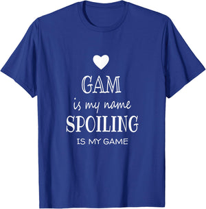 Gam Is My Name Special Grandma T-Shirt - T-Shirt | Royal