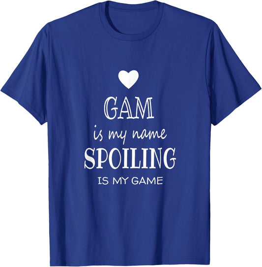 Gam Is My Name Special Grandma T-Shirt - T-Shirt | Royal