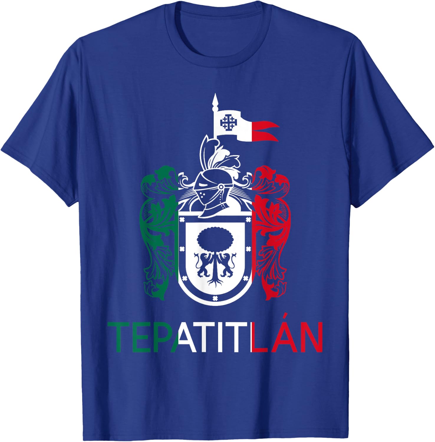 Tepatitlan Jalisco Estado De Mexico Escudo Eagle Aguila T-Shirt - T-Shirt | Royal
