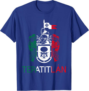 Tepatitlan Jalisco Estado De Mexico Escudo Eagle Aguila T-Shirt - T-Shirt | Royal