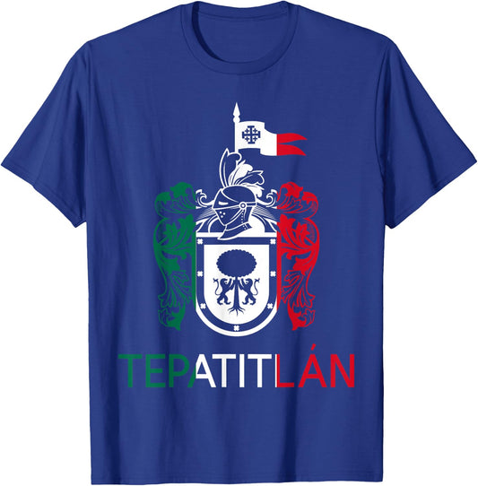 Tepatitlan Jalisco Estado De Mexico Escudo Eagle Aguila T-Shirt - T-Shirt | Royal