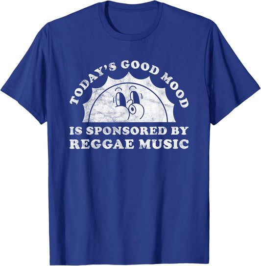 Funny Cute Retro Vintage Reggae Music T-Shirt - T-Shirt | Royal