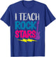 I Teach Rockstars Orchestra Music Teacher Back to School T-Shirt - T-Shirt | Royal