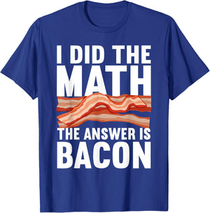 Best Bacon Art Women Food Pork Meat Bacon Lovers T-Shirt - T-Shirt | Royal