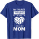 My Favorite Volleyball Player Calls Me Mom T-Shirt - T-Shirt | Royal