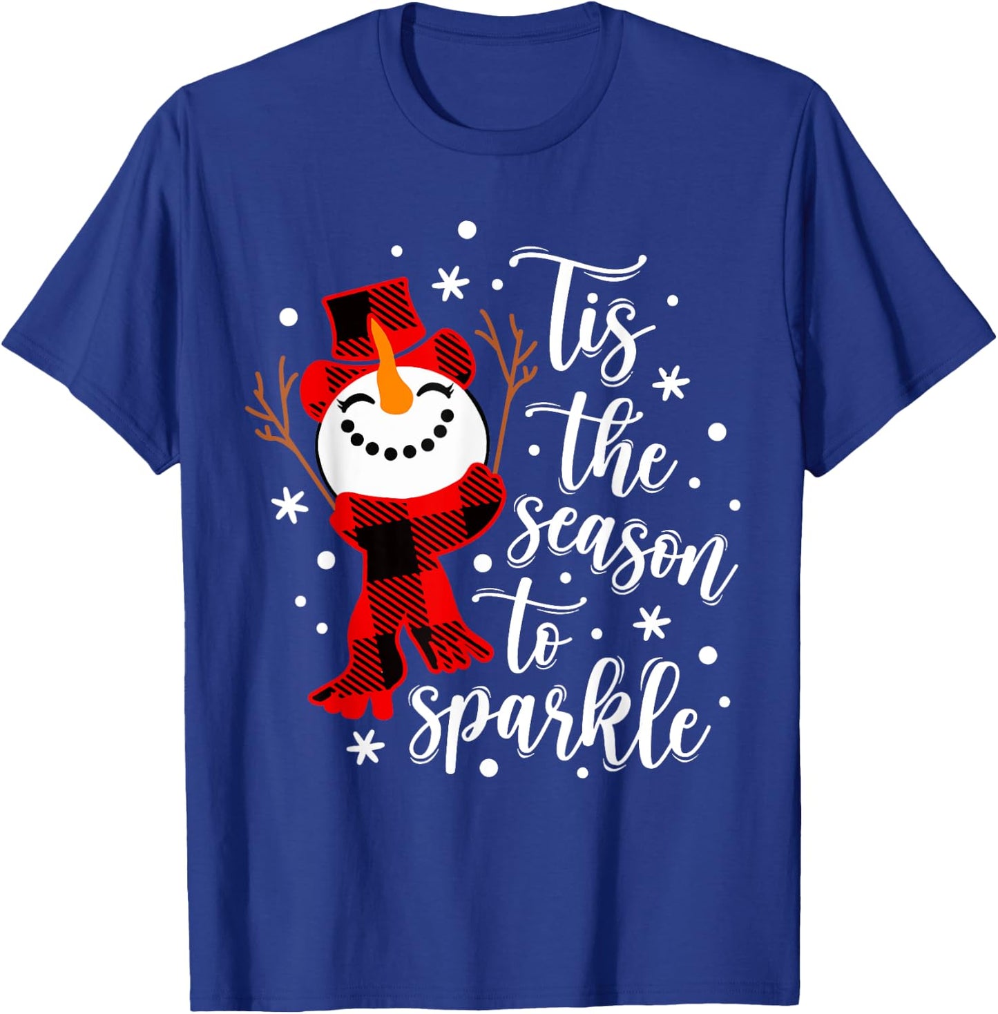Tis The Season To Sparkle Matching Family T-Shirt - T-Shirt | Royal