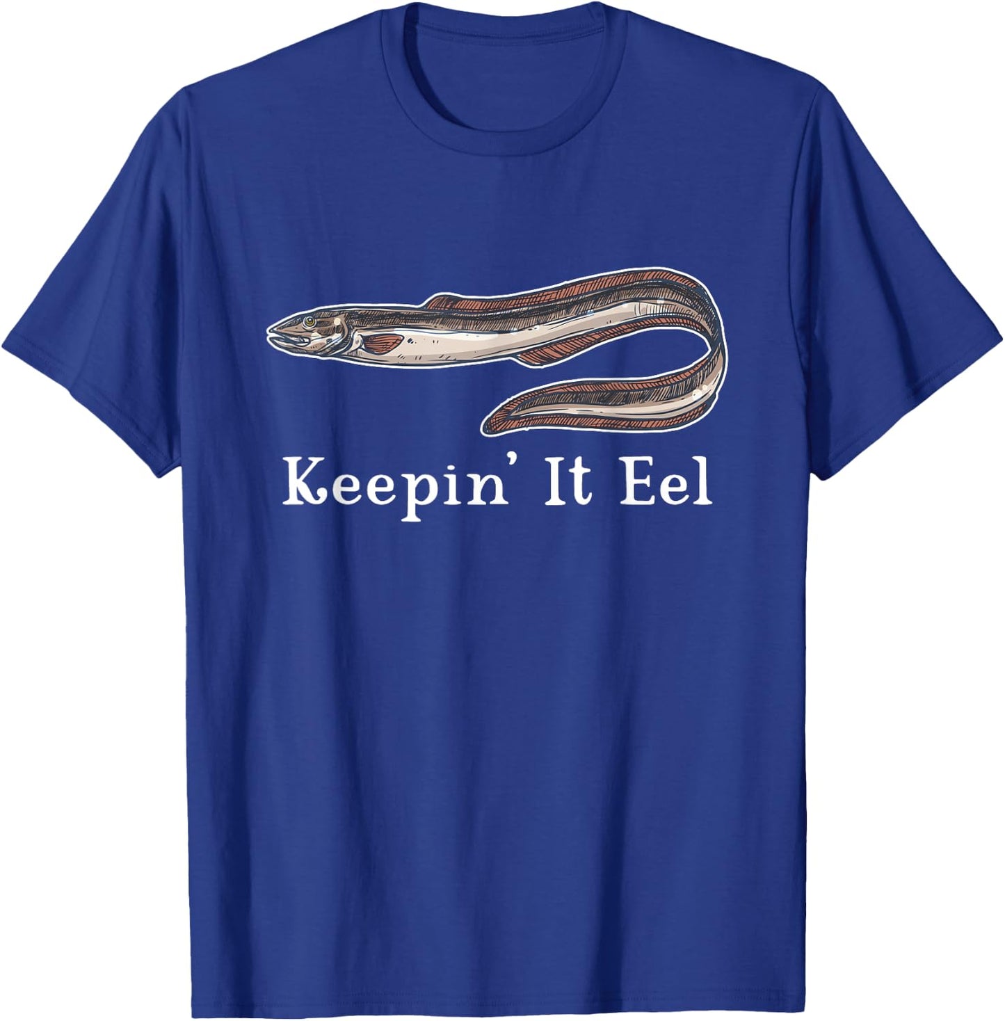 Eel Lover Eels Aquarium Funny Joke Men Women Boys Girls T-Shirt - T-Shirt | Royal
