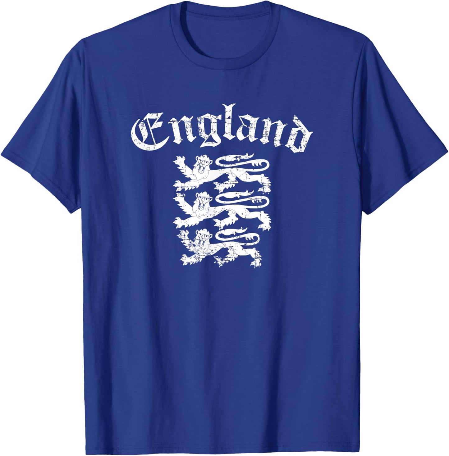 England Lion Symbol English Pride T-Shirt - T-Shirt | Royal