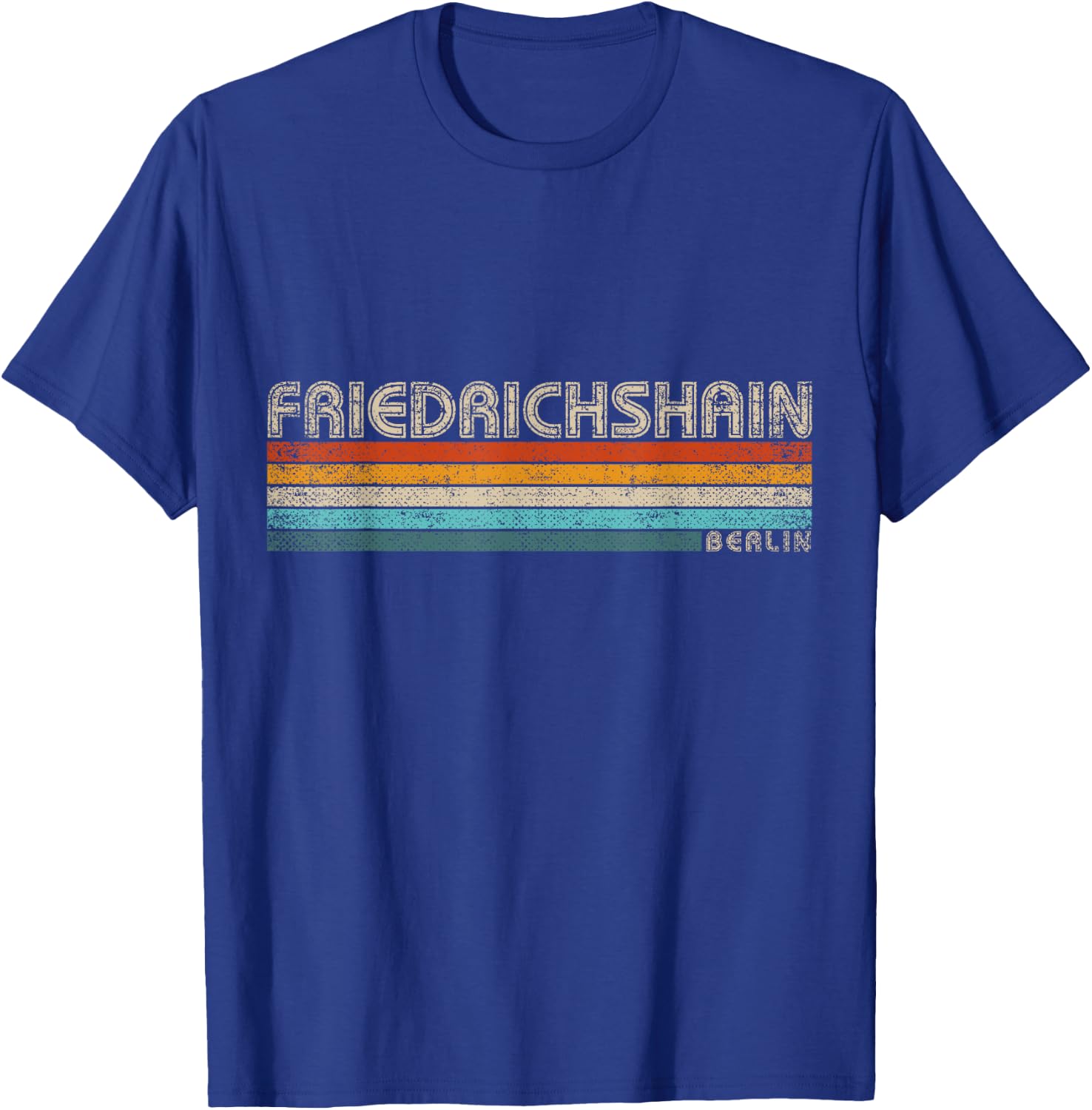 Retro Berlin Friedrichshain Souvenir Vintage Friedrichshain T-Shirt - T-Shirt | Royal