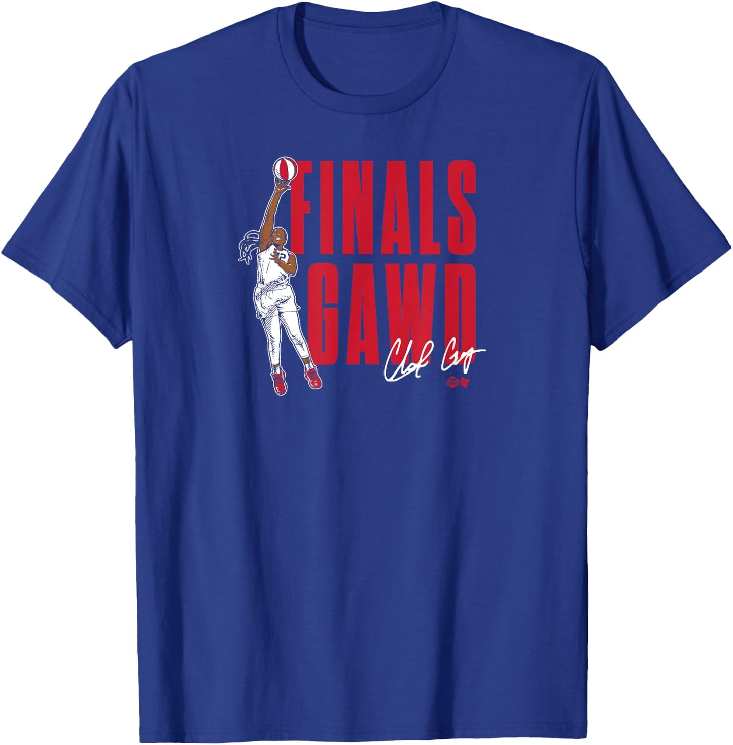 Chelsea Gray - Finals Gawd - Las Vegas Basketball T-Shirt - T-Shirt | Royal