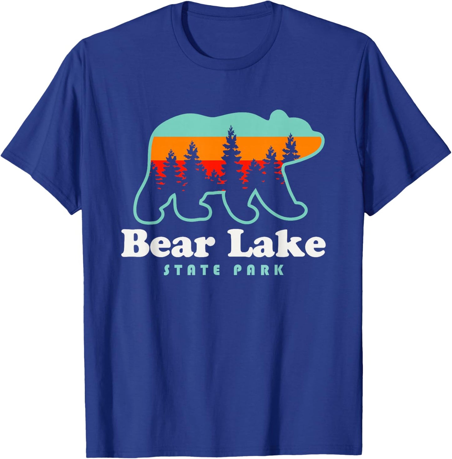 Bear Lake State Park Camping Utah Hiking T-Shirt - T-Shirt | Royal