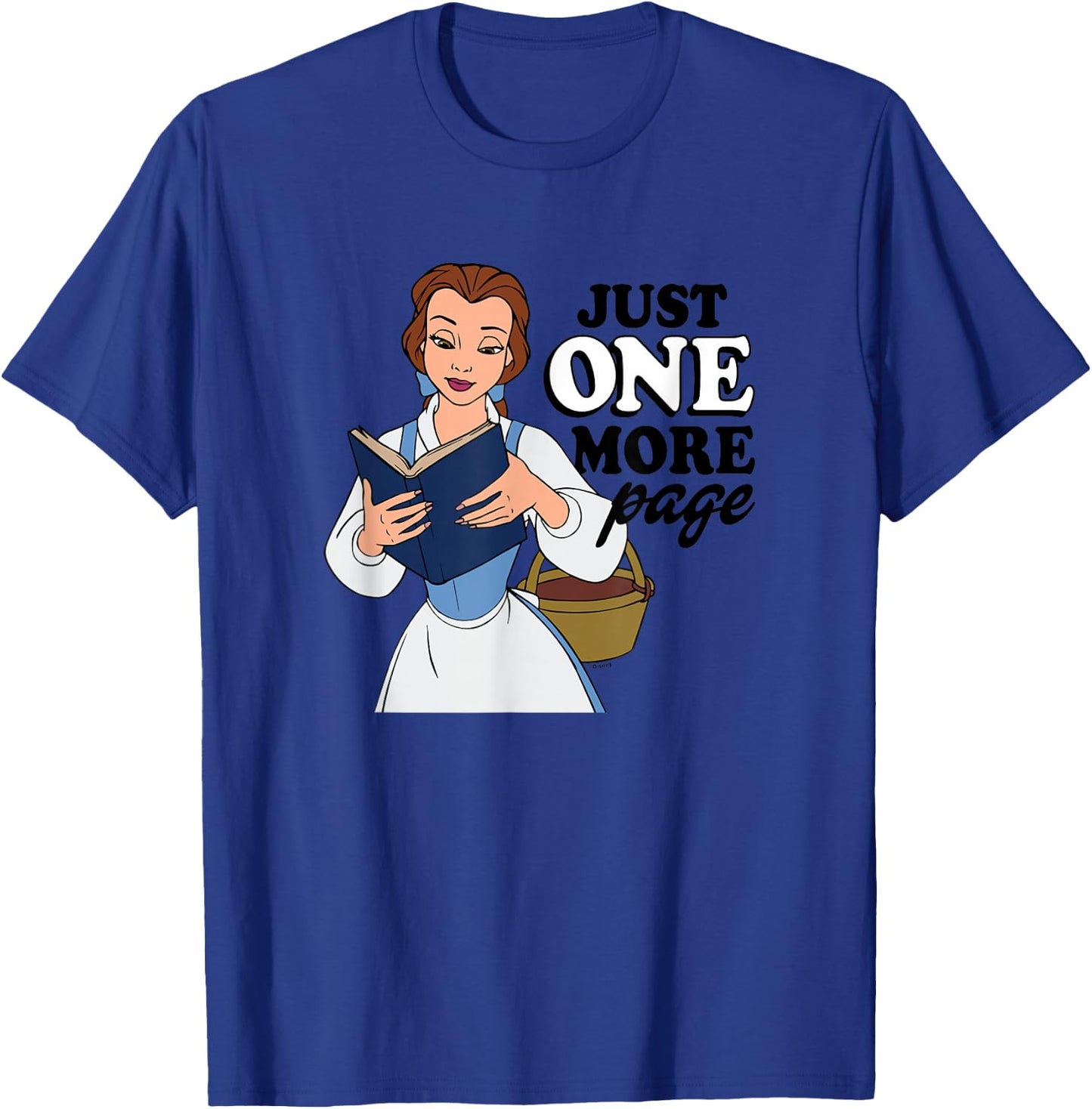 Disney Princess - Belle Just One More Page T-Shirt - T-Shirt | Royal