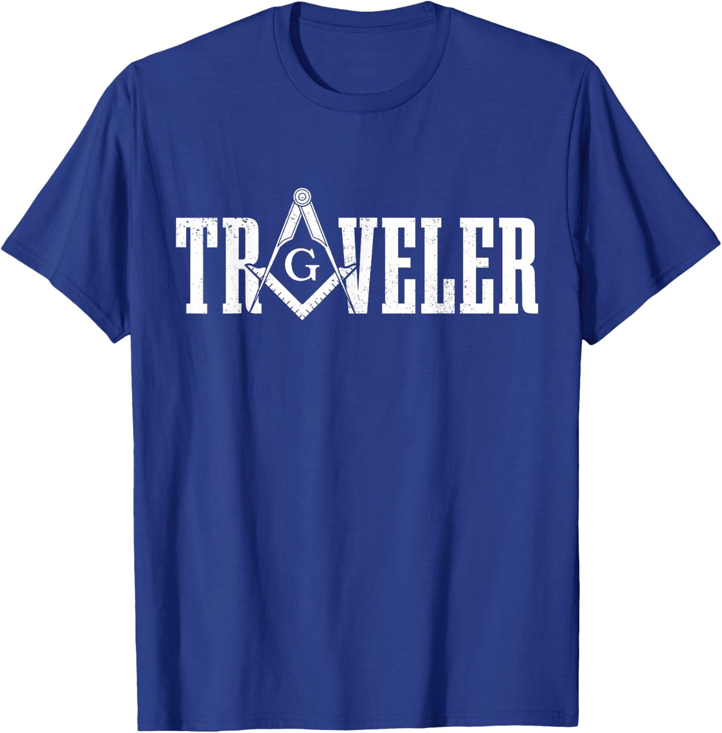 Mason Traveler Masonic Square and Compass T-Shirt - T-Shirt | Royal